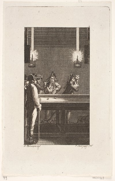 Vignette de titre pour Smollett "Les Aventures de Peregrine Pickle" - Georg Christian Schule