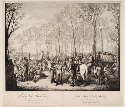 Bivouac des cosaques sur l