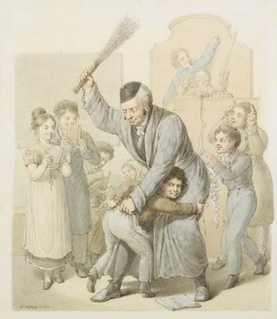 La Punition en classe - Georg Emanuel Opiz