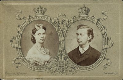 Grand-duc Nicolas Alexandrovitch de Russie et princesse Dagmar de Danemark - Georg Emil Hansen