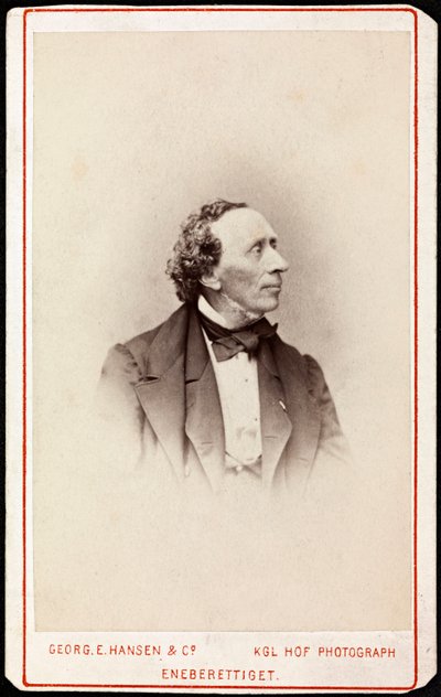 Portrait de Hans Christian Andersen - Georg Emil Hansen