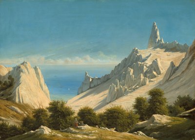 Vue de Sommerspiret, les falaises de Møn - Georg Emil Libert