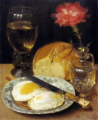 Nature morte aux œufs au plat - Georg Flegel