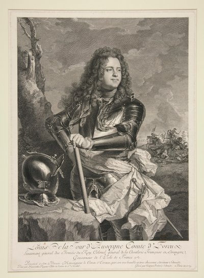 Portrait de Louis de la tour - Georg Friedrich Schmidt