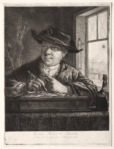 Autoportrait - Georg Friedrich Schmidt