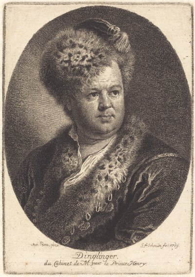 Johann Melchior Dinglinger - Georg Friedrich Schmidt after Antoine Pesne