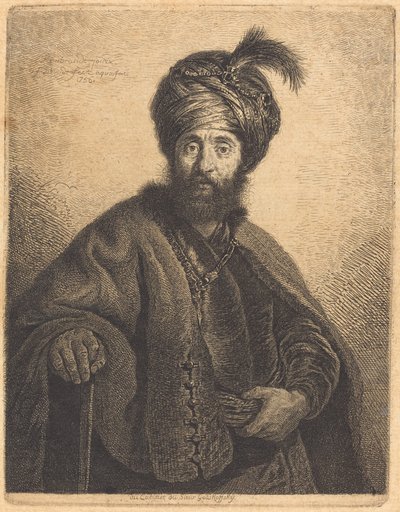 Le Persan - Georg Friedrich Schmidt after Rembrandt van Rijn
