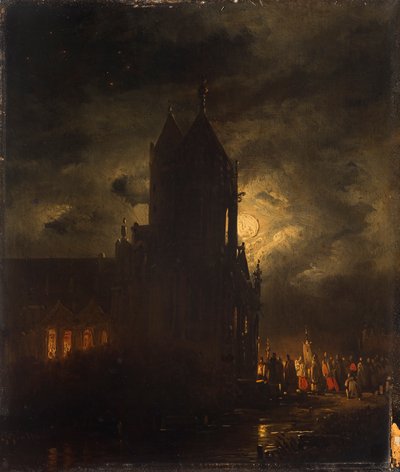 Procession nocturne - Georg Gillis van Haanen