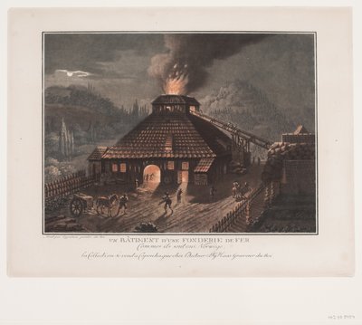 Un bâtiment de fonderie de fer - Georg Haas