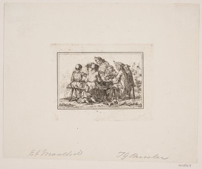 Un repas paysan - Georg Haas