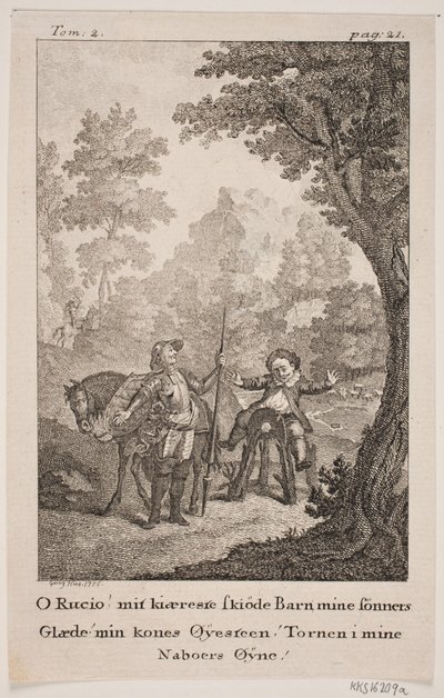 Illustration de Don Quichotte - Georg Haas