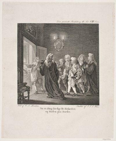 Illustration des Comédies de Holberg - Georg Haas