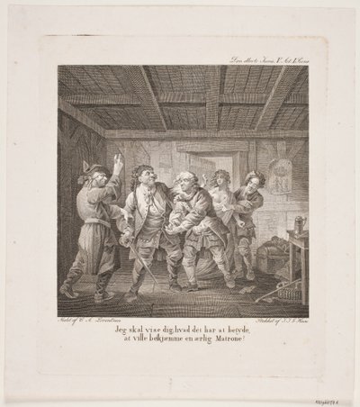 Illustration pour les comédies de Holberg - Georg Haas