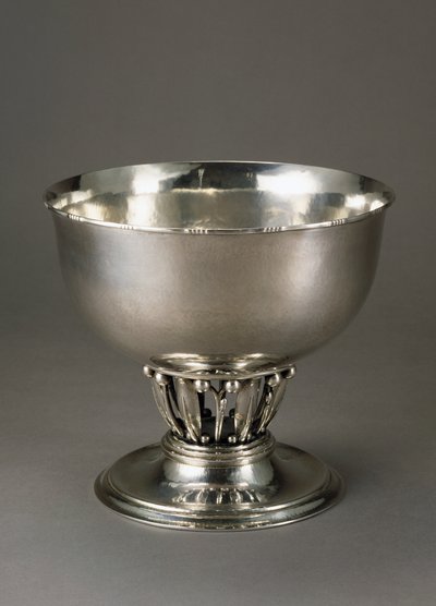 Bol à fruits en argent martelé et ciselé - Georg Jensen