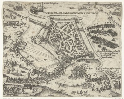 Siège de Grol par Frédéric-Henri, 1627 - Georg Keller