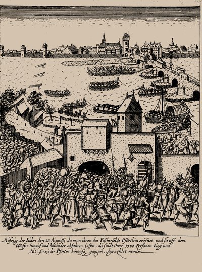 Le Soulèvement de Fettmilch. Expulsion des Juifs de Francfort le 23 août 1614 - Georg Keller