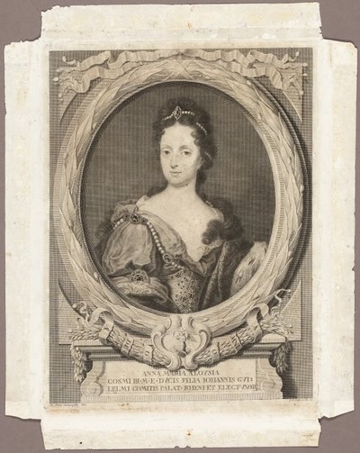 Anna Maria Luisa - Georg Martin Preissler