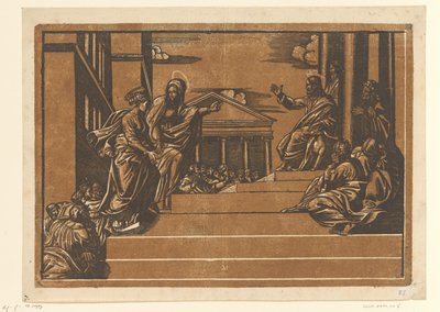 Marthe conduit Marie-Madeleine au temple - Georg Matheus