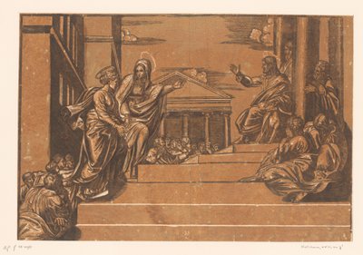 Marta conduit Marie-Madeleine au temple - Georg Matheus