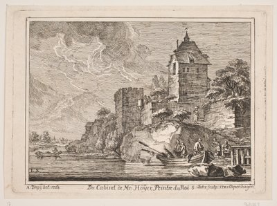 Un vieux château - Georg Mathias Fuchs