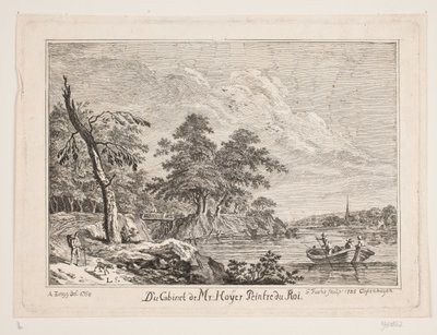 Paysage fluvial - Georg Mathias Fuchs