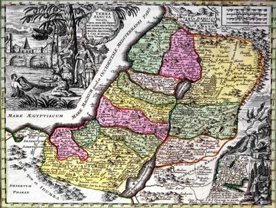 La Terre Sainte (Palestine) - Georg Matthäus Seutter