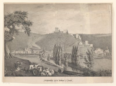 Sayner Hütte et le château de Sayn - Georg Osterwald