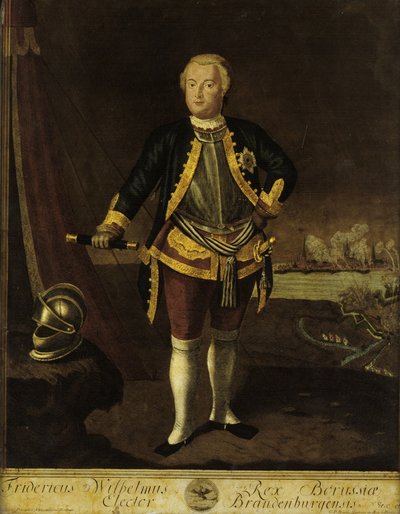 Frédéric Ier de Prusse Fridericus Wilhelmus Rex Borussiae Électeur Brandebourg - Georg Paul Busch