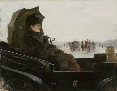 Dame en landau, Paris - Georg Pauli