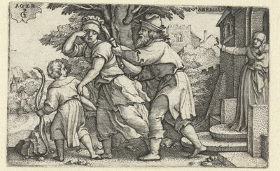 Abraham chasse Agar et Ismaël (Histoire d