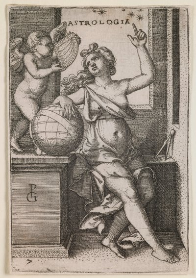 Astrologia, de la série « Les Arts Libéraux » - Georg Pencz