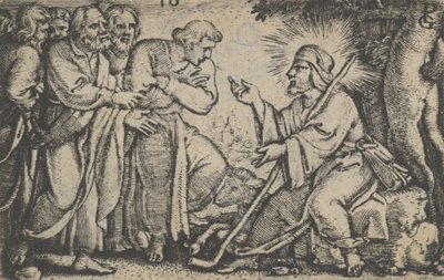 Christ parlant aux disciples, de L