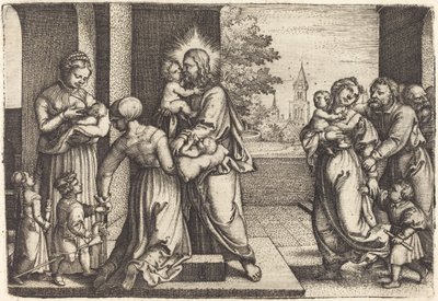 Christ entouré d