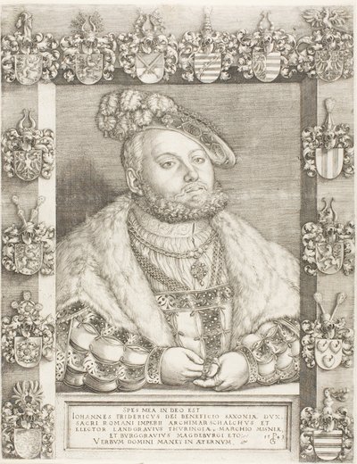 Électeur Jean Frédéric le Magnanime de Saxe - Georg Pencz