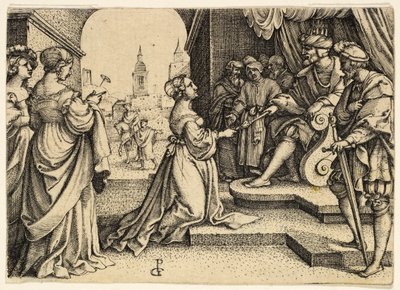 Esther devant Assuérus - Georg Pencz