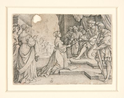 Esther devant Assuérus - Georg Pencz