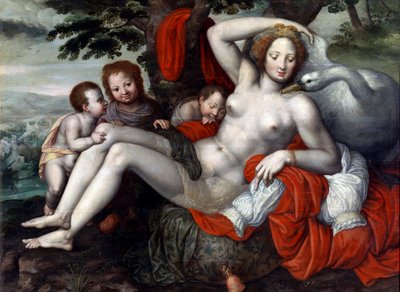 Léda et le cygne - Georg Pencz