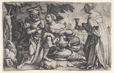 Loth et ses filles - Georg Pencz