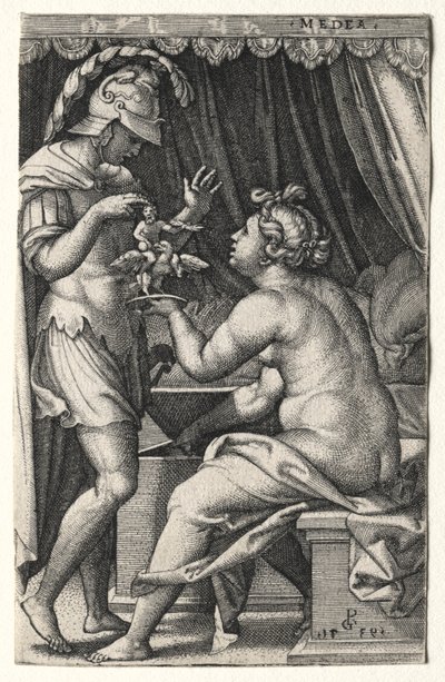 Médée et Jason - Georg Pencz