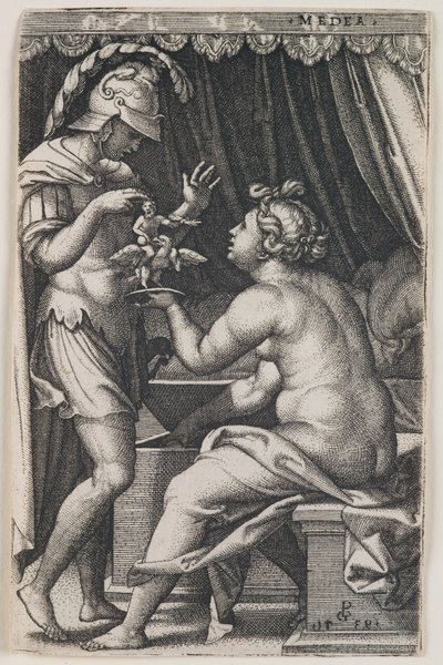 Médée et Jason - Georg Pencz