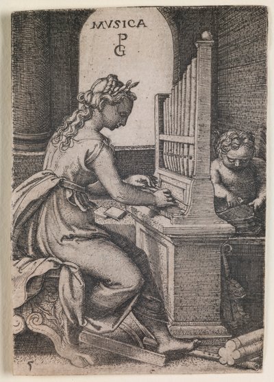 Musica (de la série Les Arts Libéraux) - Georg Pencz