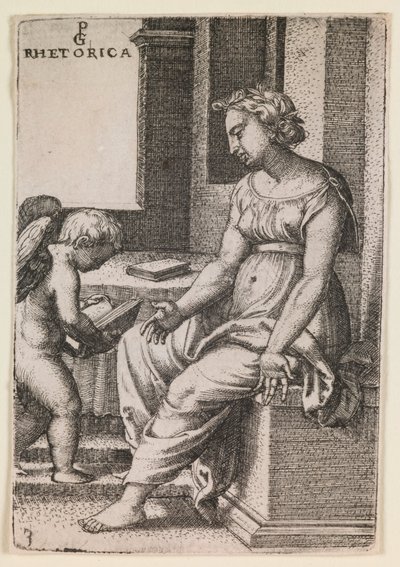 Rhetorica, de la série « Les Arts Libéraux » - Georg Pencz