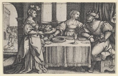 Salomé avec la Tête de Jean-Baptiste - Georg Pencz