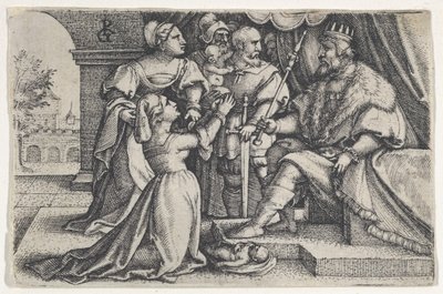 Le Jugement de Salomon - Georg Pencz
