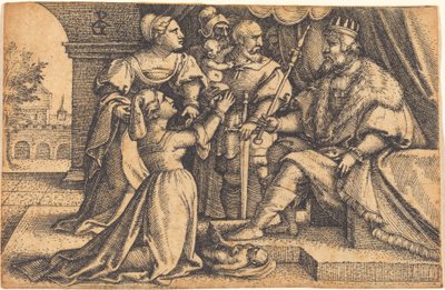 Le Jugement de Salomon - Georg Pencz