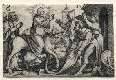 La vie de Jésus-Christ : Christ entrant à Jérusalem - Georg Pencz