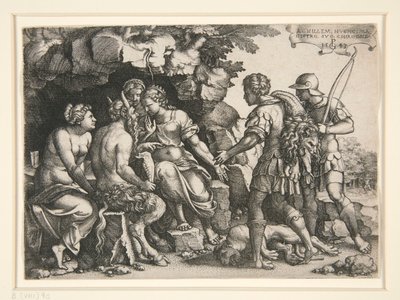 Thétis et Chiron - Georg Pencz