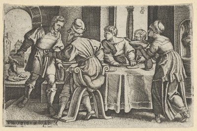 Tobias quittant la table, de L