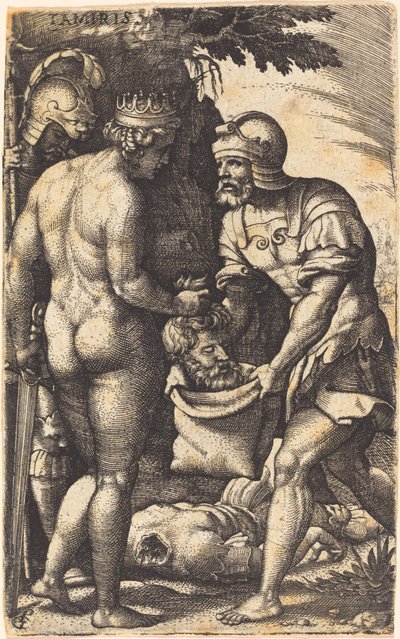 Tomyris avec la tête de Cyrus - Georg Pencz