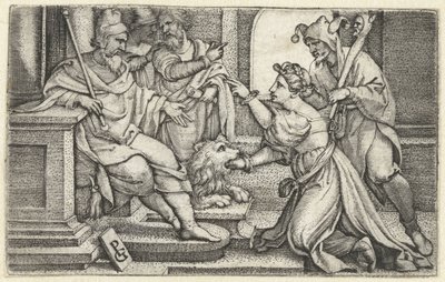 Femme déclarant sous serment son innocence - Georg Pencz